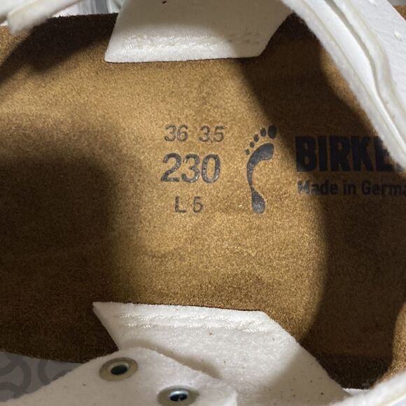 Birkenstock Saragossa White Women's Sandals with Box 36 5 - Picture 6 of 6